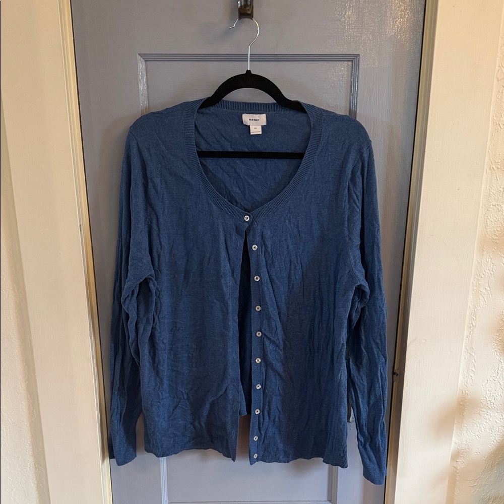 Old Navy Heather Blue Sweater